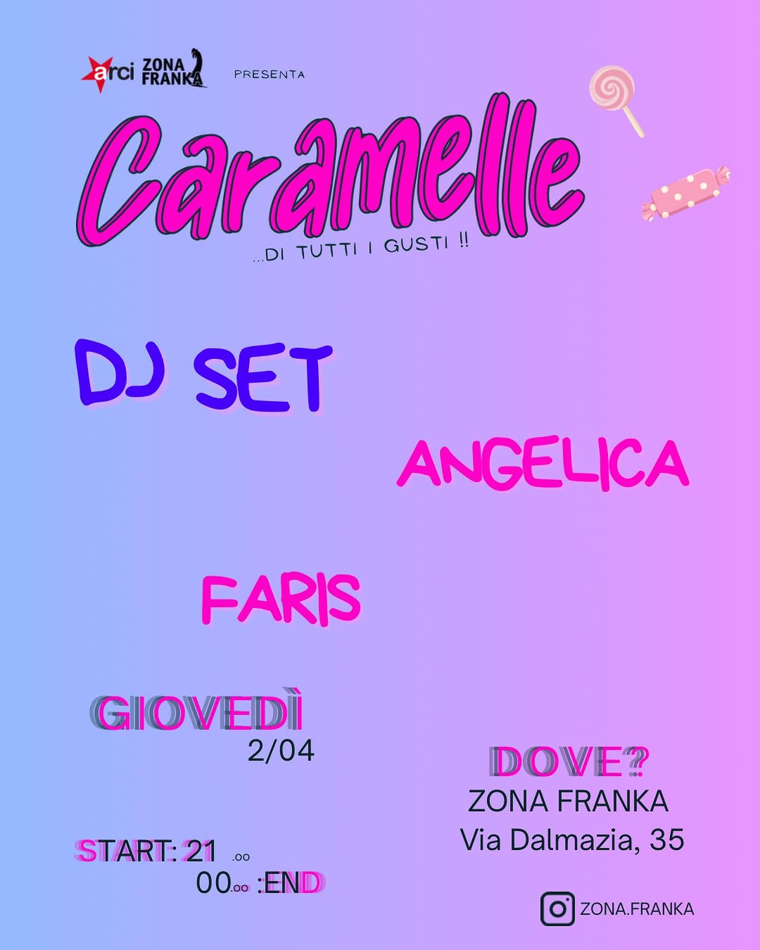 Locandina di 🍬CARAMELLE (di tutti i gusti!) 🍬 - il format di Zona Franka!