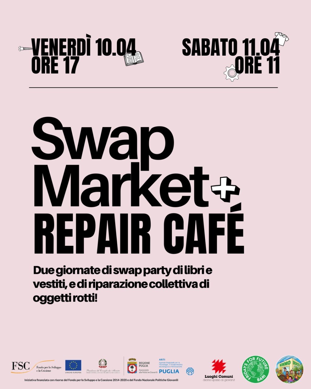 Locandina di Swap Market + Repair Café