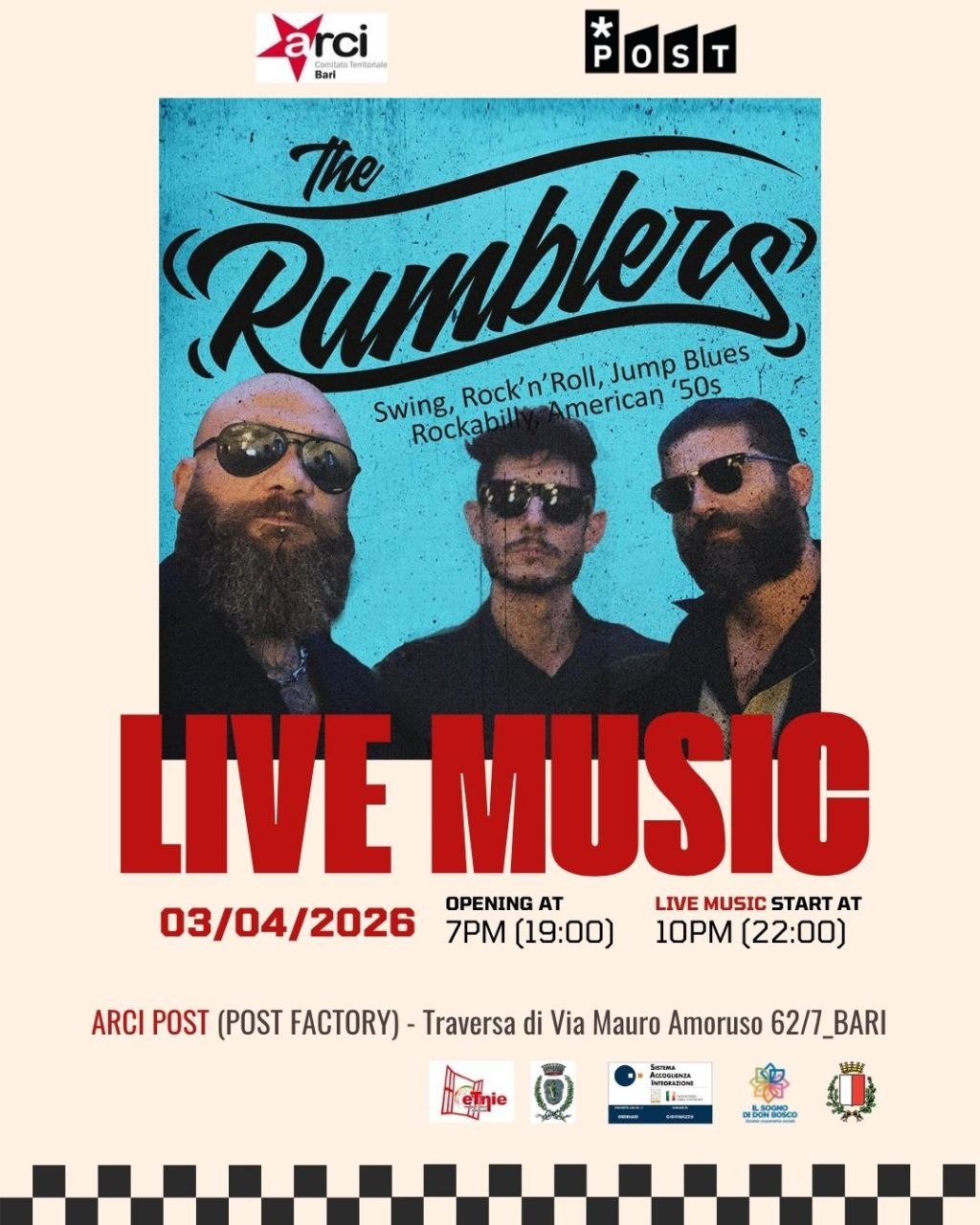Locandina di The Rumblers Live Music