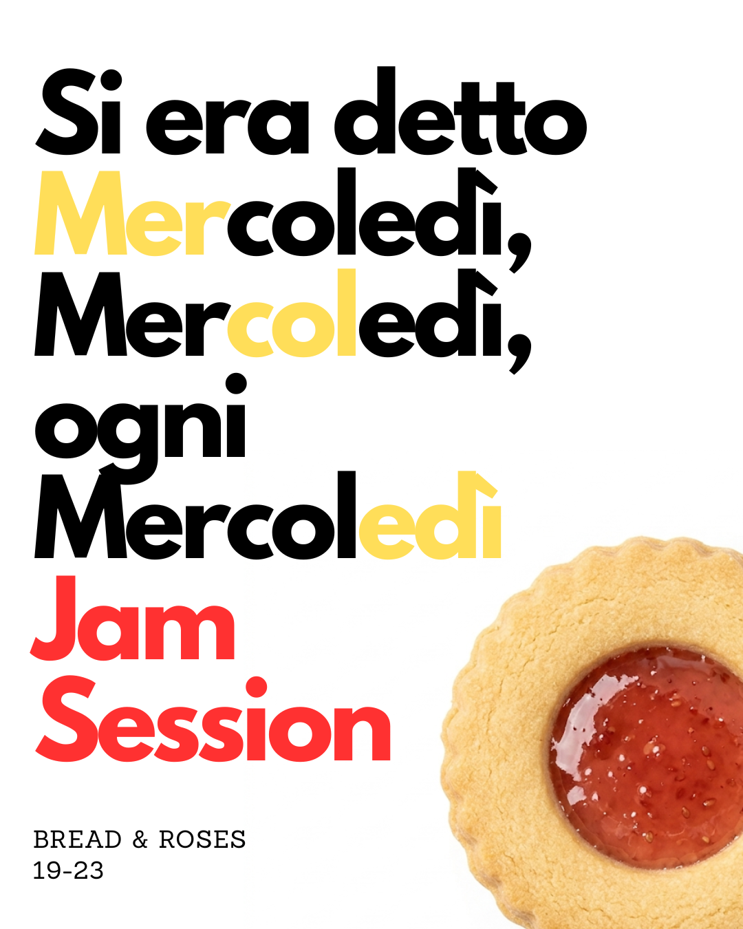 Locandina di Mercoledì JamSession