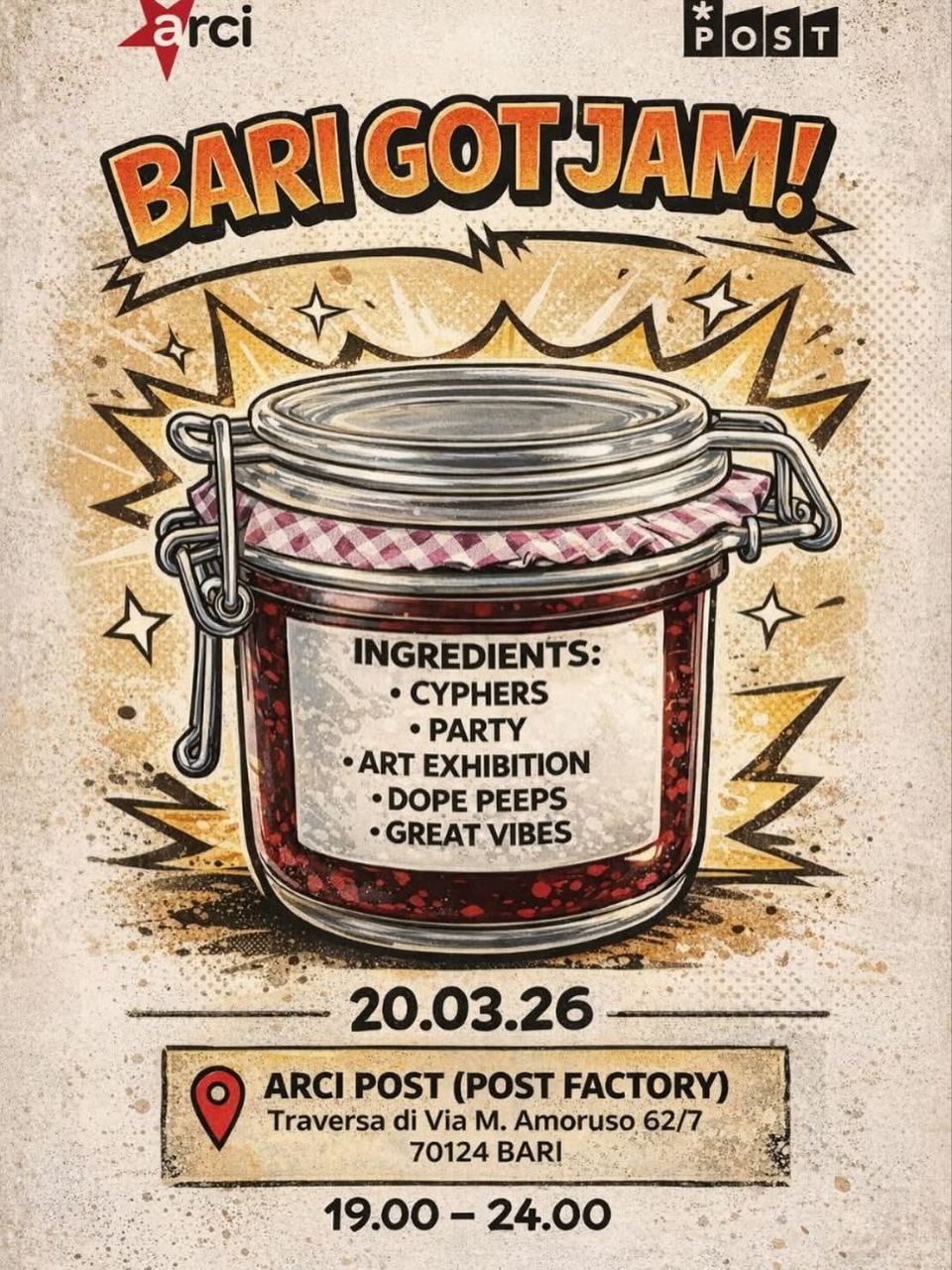 Locandina di BARI GOT JAM!