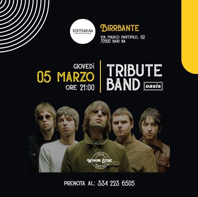 Locandina di Tribute Band Oasis