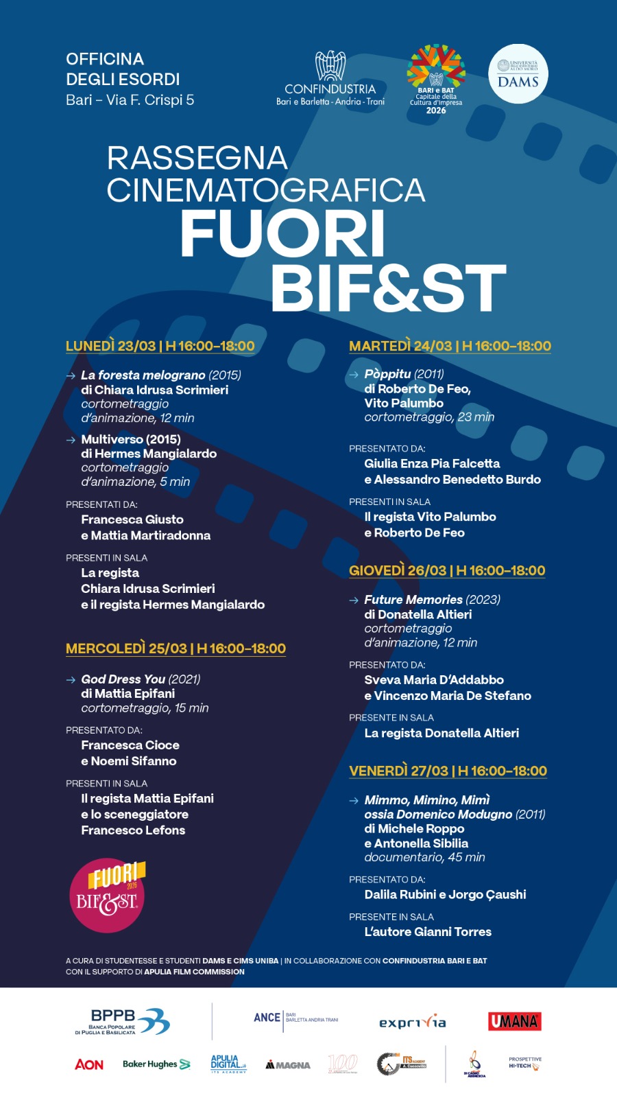 Locandina di Rassegna Cinematografica Fuori Bifest