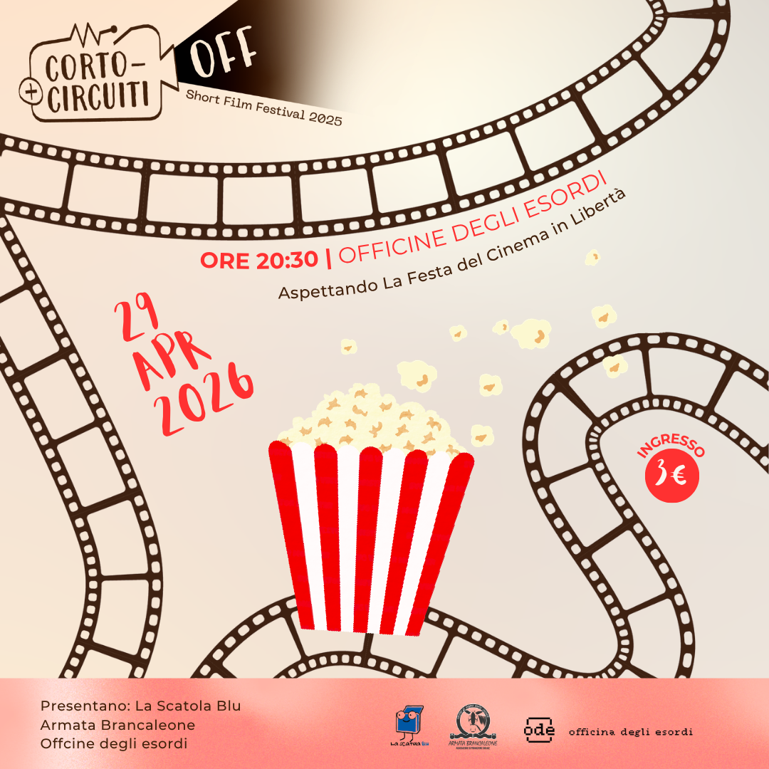 Locandina di Cortocircuiti OFF - una serata dedicata al cinema breve