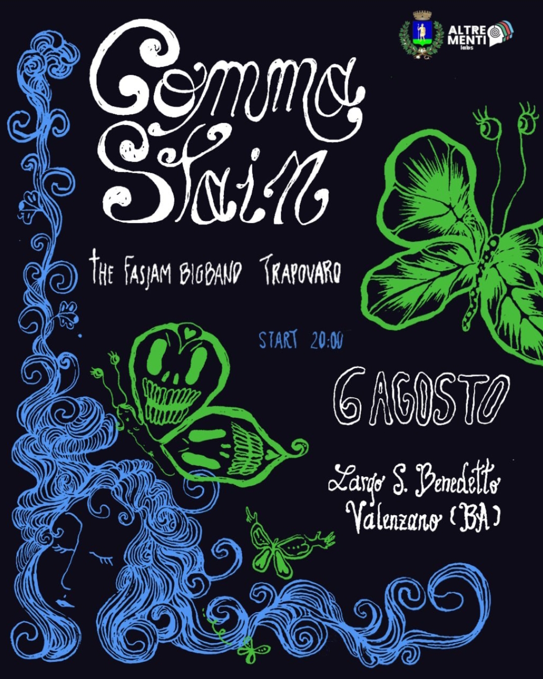 Locandina di Stain + Comma + The Fasjam Bigband + Trapovaro