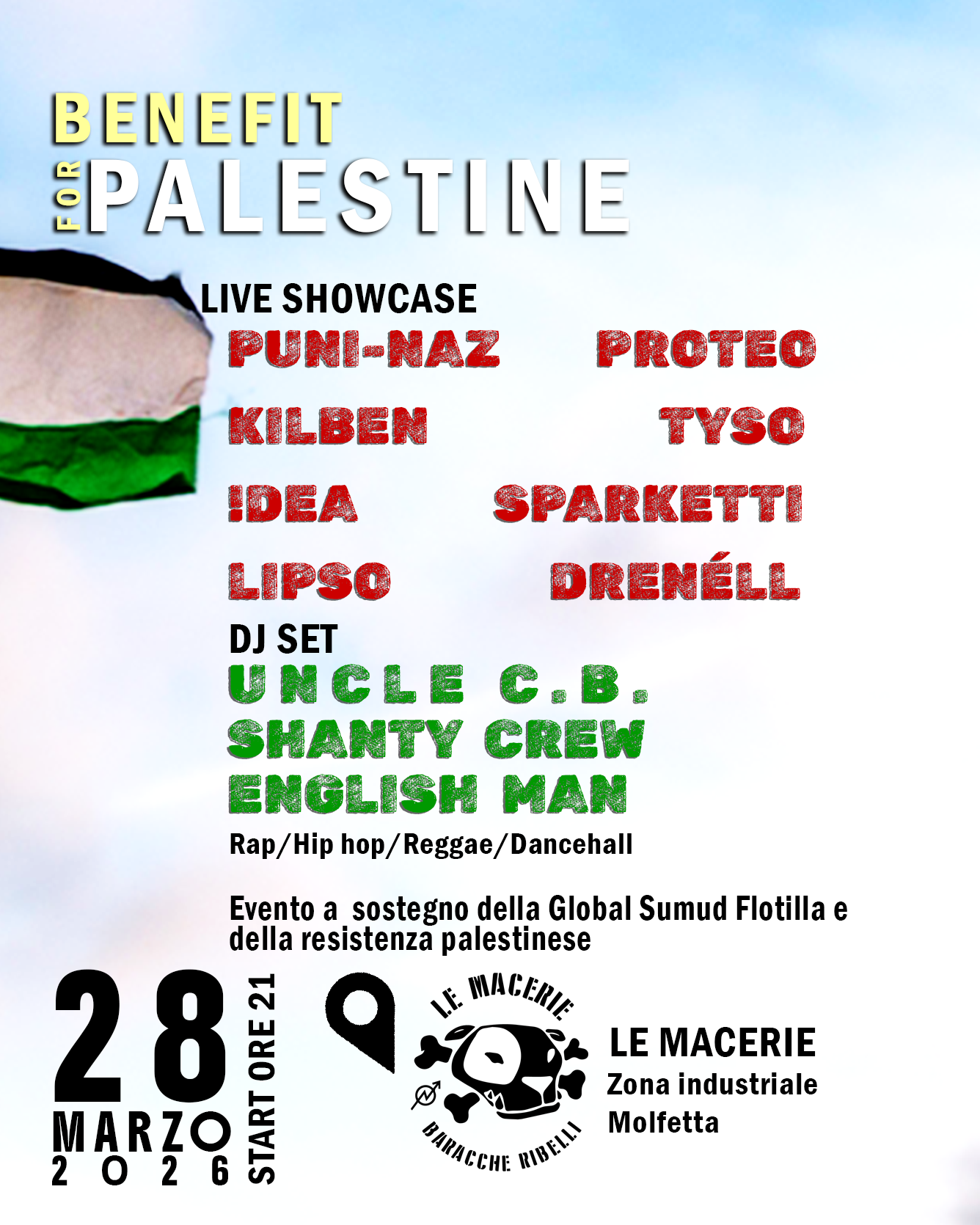Locandina di 🇵🇸 BENEFIT FOR PALESTINE 🇵🇸